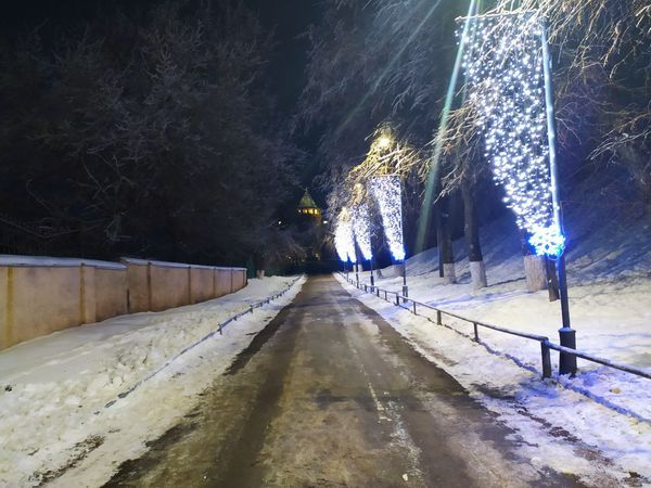 Столица Владимирской области засияла новогодними красками