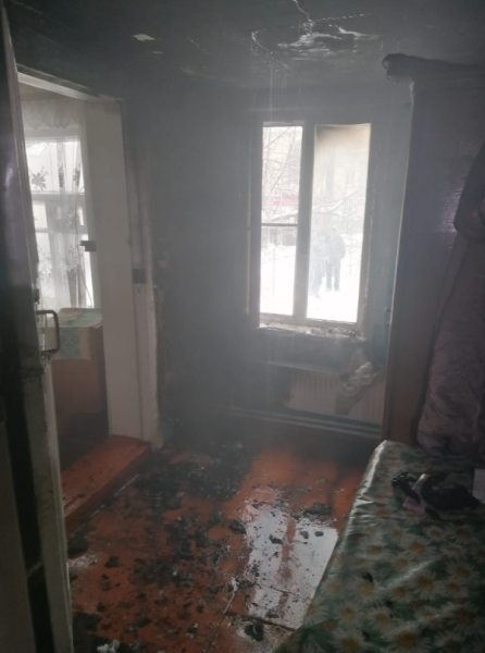 Во Владимирской области горел 3-х квартирный дом